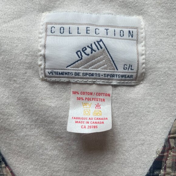 Vintage checkered vest made in Canada - Picture 3 of 3